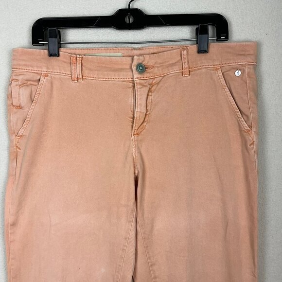 Pilcro&The Letterpress Anthropologie Hyphen Jean Pant Women 28 Peach Mauve Denim - Picture 5 of 16